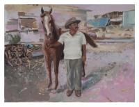 Atef with Horse