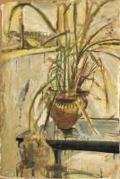 Planter with Lemongrass