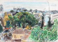 View from Roof on 33 Melchett st. 