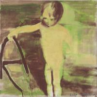 Boy with Garden Hose