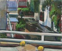 Two Dry Lemons on Window Sill 